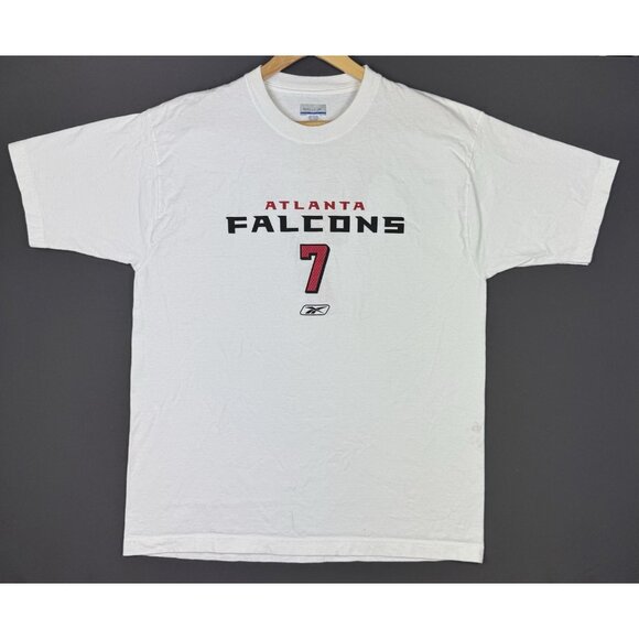 Vintage Y2K NFL Michael Vick Atlanta Falcons Reeboks White Shirt Promo Rare #7 - Picture 1 of 13
